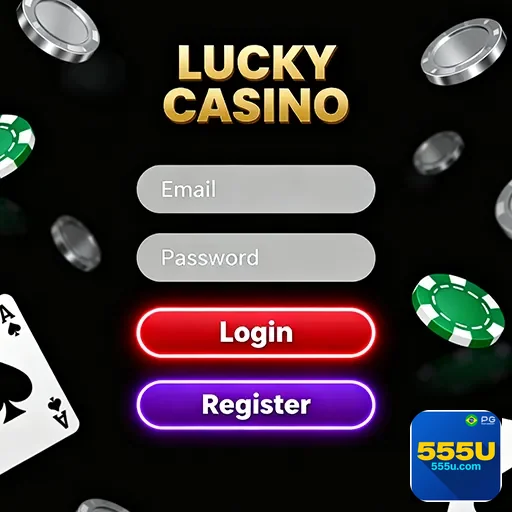 Imagem de tela de login de cassino facilmente acessível no celular